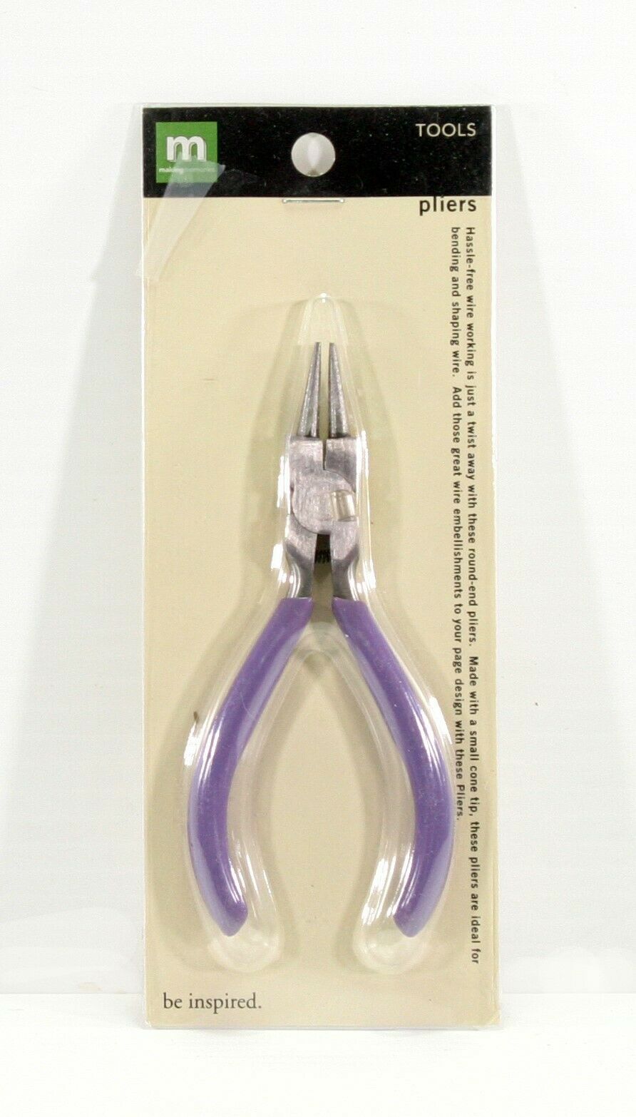 Making Memories Craft Round End Small Cone Tip Pliers - 6172 - New