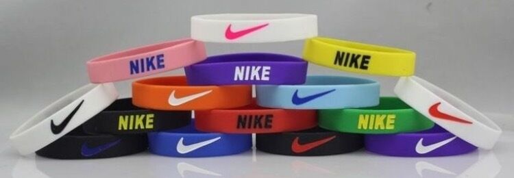 Nike Sport Baller Band Silicone Rubber Bracelet Wristband Cuff Bangle Stretch