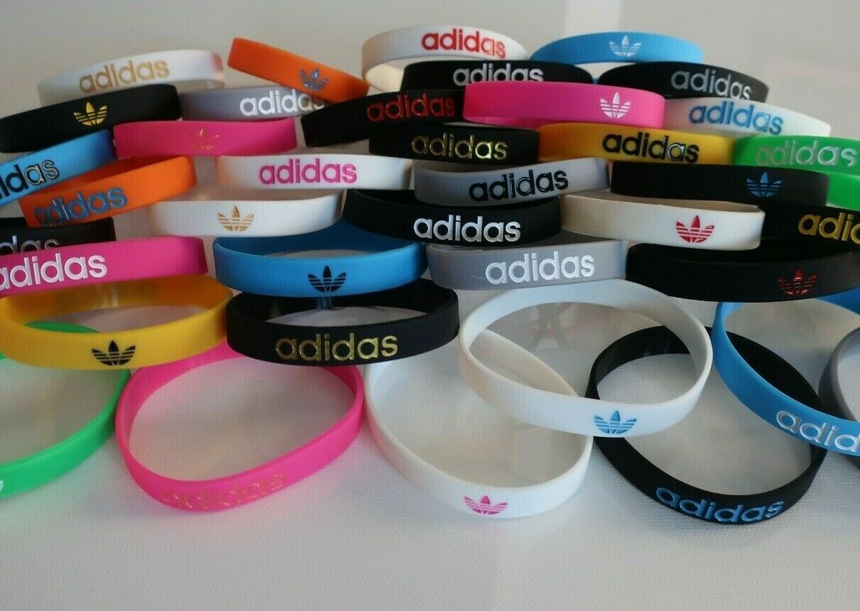 Adidas Sports 3d Silicone Wristband Baller Bands Bracelets With Logo