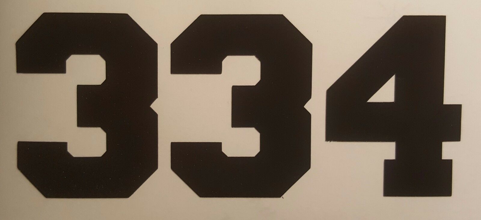 Reflective Firefighter Numbers For Helmet