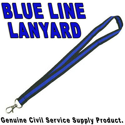 Thin Blue Line Police Leo Lanyard
