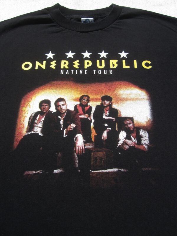 One Republic Native 2014 Tour Medium Concert T-shirt Onerepublic