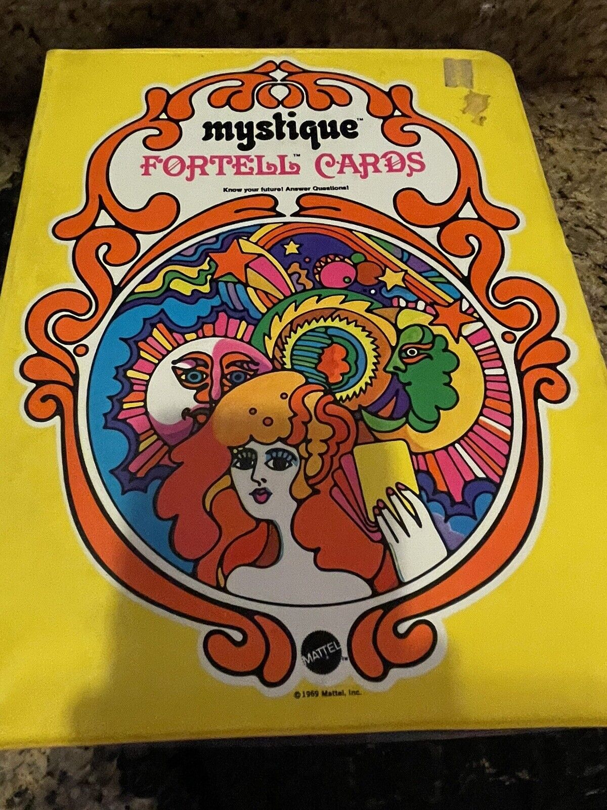 Mattel Mystique Fortell Cards Horoscope Tarrot Zodiac Fortune Telling Cards 1969