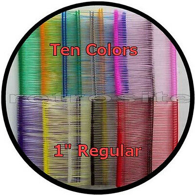 1000 Price Tag Tagging Gun 1" Regular Barbs Fasteners 10 Colors -top Quality