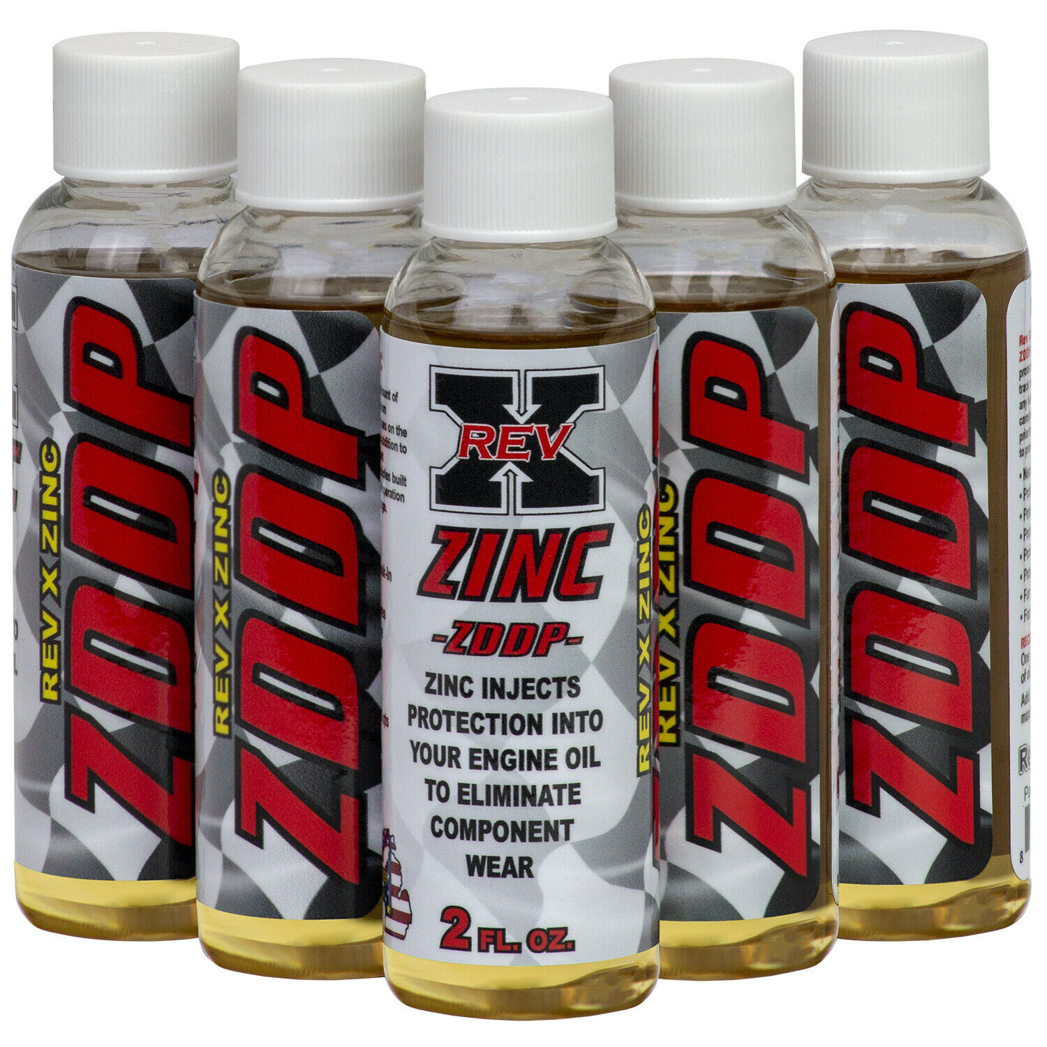 Rev-x Zddp Zinc & Phosphorus (5) - Engine Oil Additive - Restore The Protection