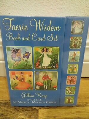 New Sealed Faerie Wisdom Book And Card Set Gillian Kemp Magical Message Rituals