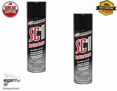 Maxima Racing Oils High Gloss Sc1 Plastic Clear Coat (pack Of 2 Cans - 78920)