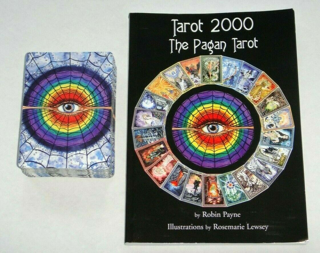Tarot 2000: The Pagan Tarot - Payne & Lewsey. Htf Oop 78-card Deck & Book. Rare!
