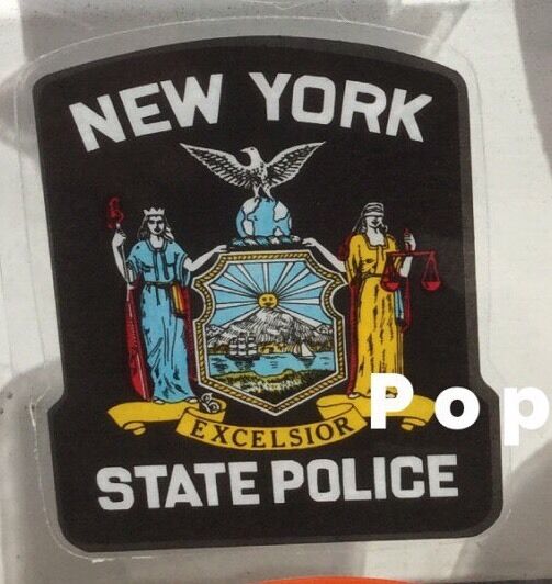 Ny Nys New York State Police Official In/window Faces Outside Decal Sticker *o
