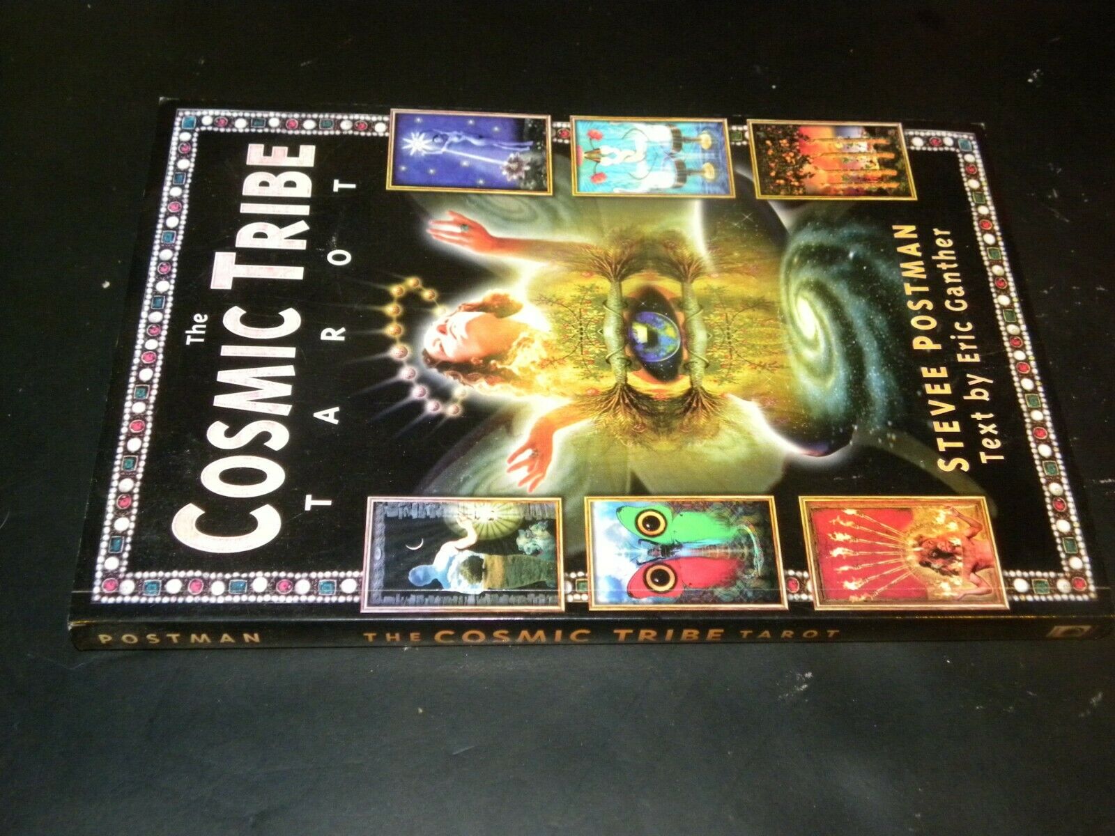 The Cosmic Tribe Stevee Postman Tarot Card Book Set 1998