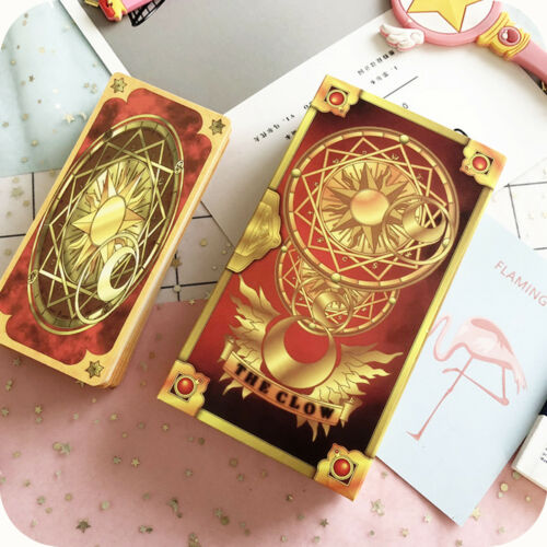 1pc Clow Card Red Tarot Cards Deck  Cards Set Anime Cardcaptor Sakura