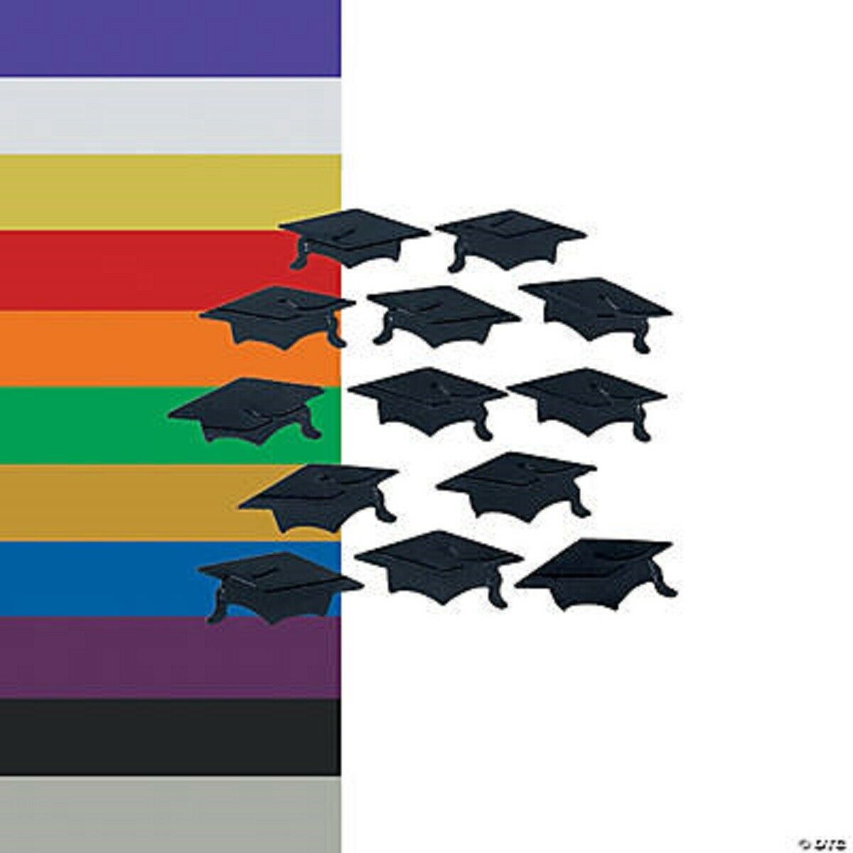 Graduation Mortarboard Hat Confetti Grad Caps In School Colors Or Class Of 2020