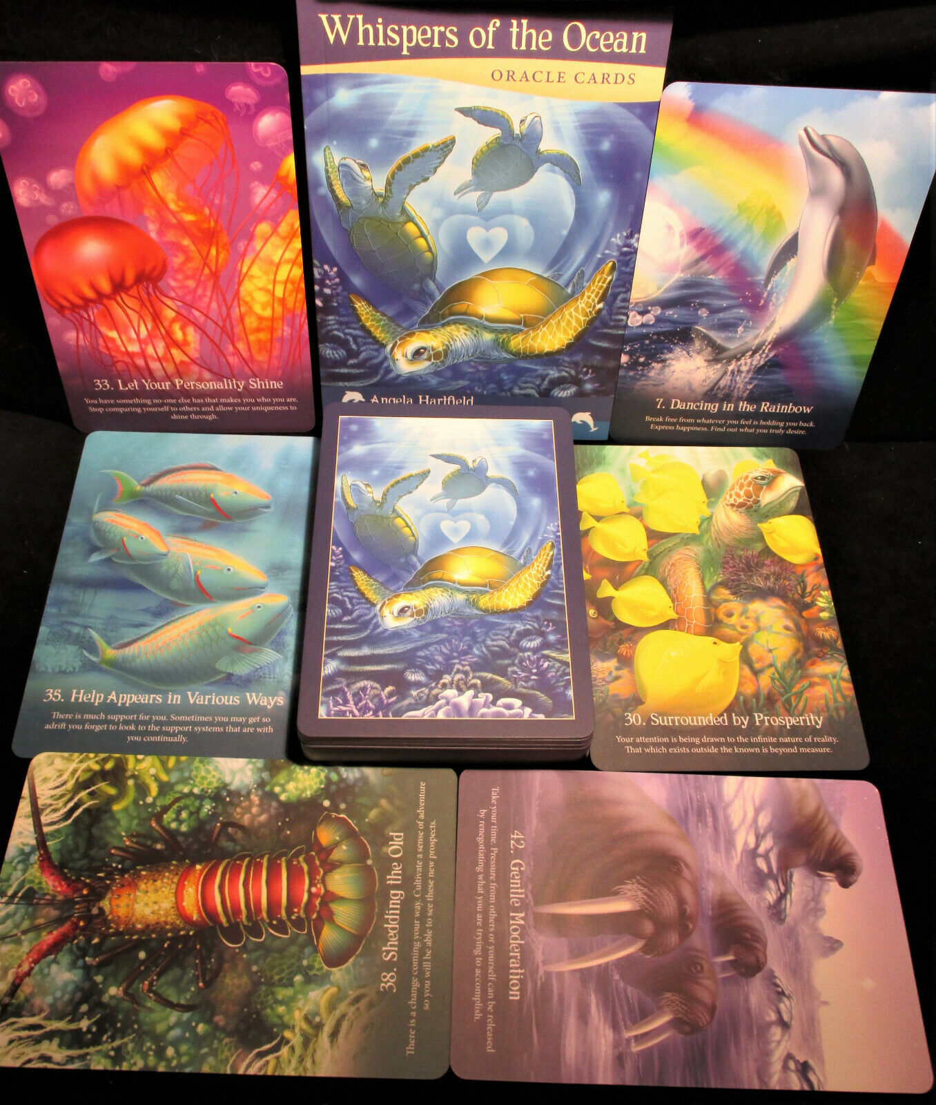 Sealed New ~ Whispers Of The Ocean Oracle Cards & Book For Decision Making