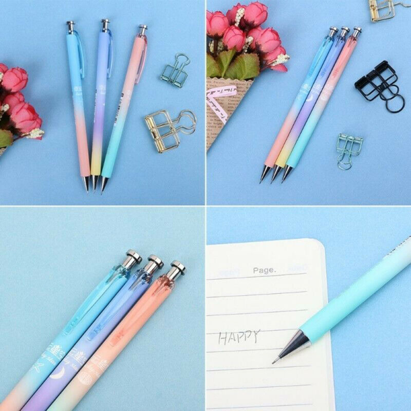 1*moon Star Plastic Mechanical Pencil Automatic Pen For Writing School Supply Us