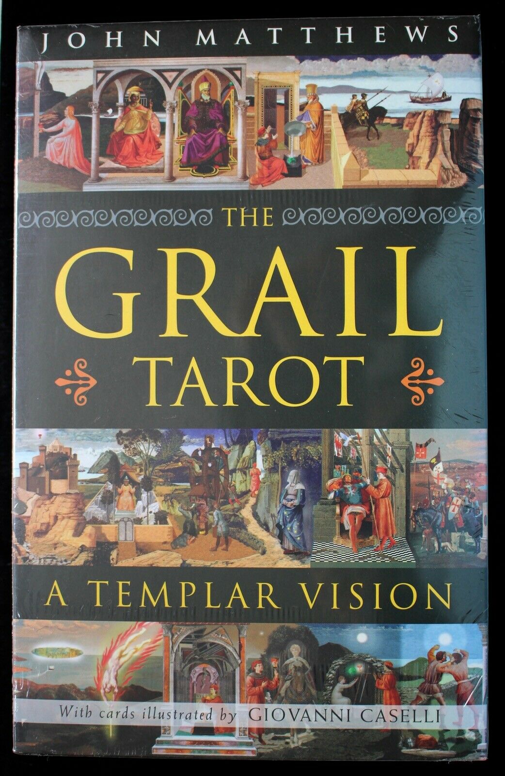 The Grail Tarot Boxed Set Book & 78 Cards - A Templar Vision - John Matthews Nib